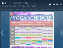 Tablet Screenshot of bikramhotyoga.ca